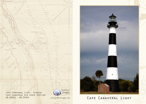 Cape Canaveral Card - vertically oriented